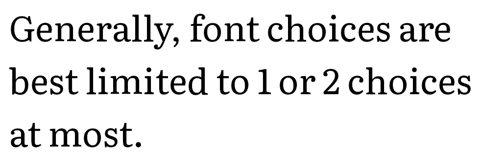 A font sample of Literata
